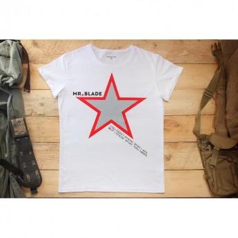 Футболка MR BLADE ЗВЕЗДА L (БЕЛЫЙ)